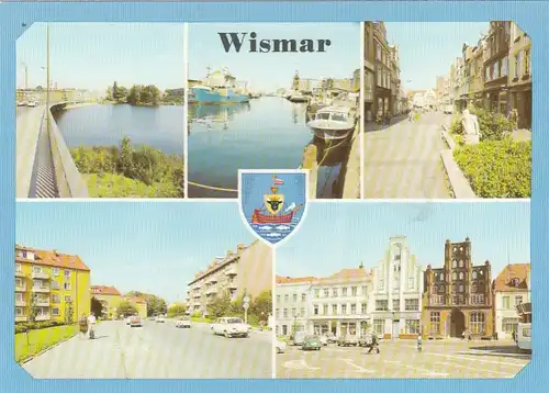 Wismar, Mehrbildkarte ngl G6640