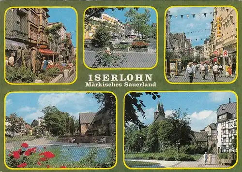 Iserlohn, Mehrbildkarte gl1985 G1200
