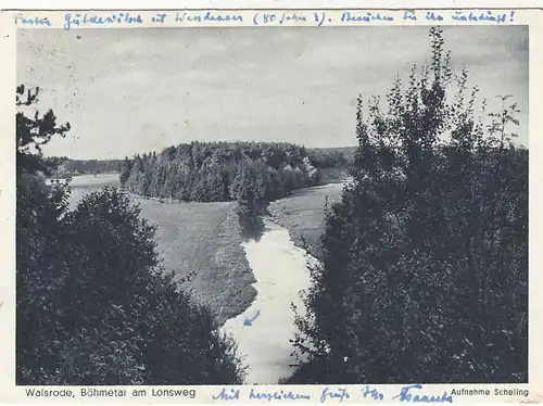 Walsrode, Lüneburger Heide, Böhmetal am Lönsweg gl1955 G3104