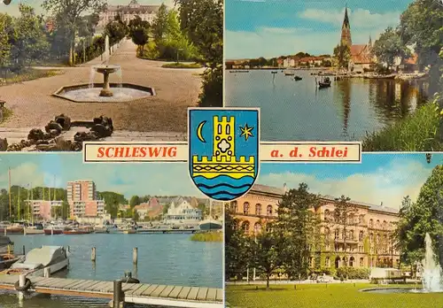 Schleswig an der Schlei, Mehrbildkarte gl1986 G6660