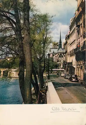 Paris, Blick auf Notre-Dame gl1963 G4050