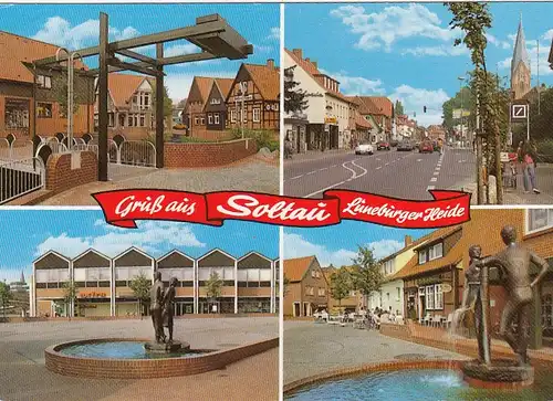 Soltau, Lüneburger Heide, Mehrbildkarte gl1996 G3124