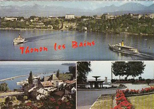 Thonon-es-Bains (Haute-Savoie) et le Lac Léman gl1964 G4865