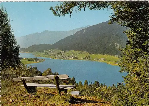 Kärnten, Blick auf Weissensee und Techendorf ngl G4066