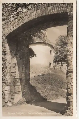 Füssen, Allgäu, Schlossaufgang am Malerwinkel ngl G3611