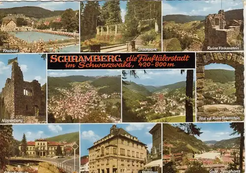 Schramberg, Schwarzwald, Mehrbildkarte glum 1960? G1433