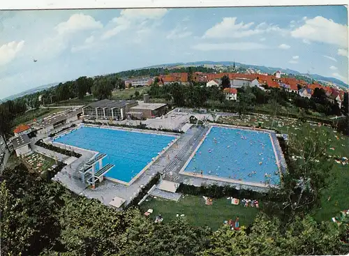 Osterode, Harz, Freibad und Schwimmhalle ngl G2049