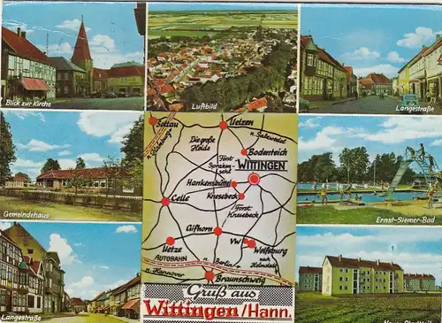 Wittingen/Han., Mehrbildkarte gl1982 G3184