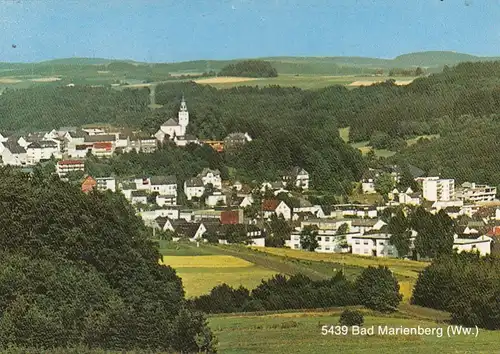 Bad Marienberg im Westerwald, Teilansicht gl1983 G4947