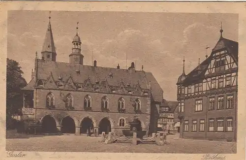 Goslar, Harz, Rathaus ngl G2062