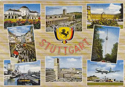 Stuttgart, Mehrbildkarte gl196473 G6764