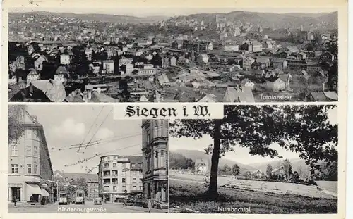 Siegen i.W., Mehrbildkarte gl1956 G4925