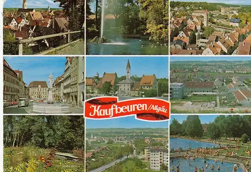 Kaufbeuren/Allg.,Mehrbildkarte gl1970 G6798