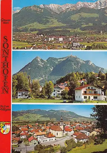 Sonthofen im Allgäu, Mehrbildkarte gl1993 G6802