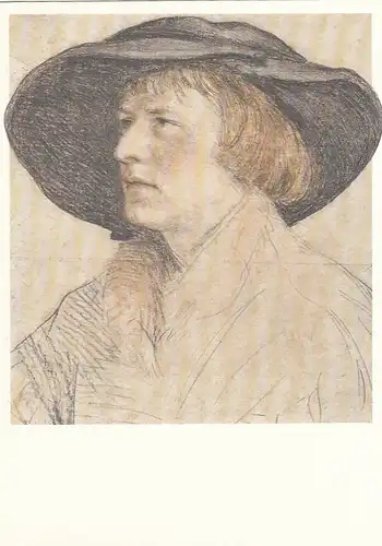 HANS HOLBEIN, Mann mit Schlapphut ngl G3730