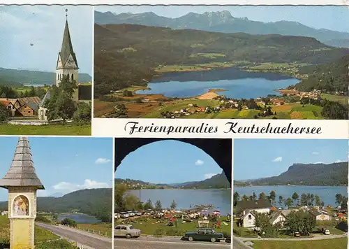 Keutschachersee, Kärnten, Mehrbildkarte gl1972 G4960