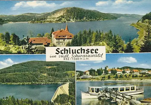 Schluchsee, Schwarzwald, Mehrbildkarte ngl G1552R