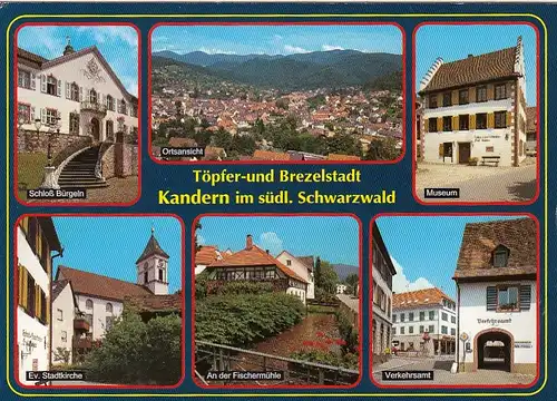 Kandern, Schwarzwald, Mehrbildkarte ngl G4241