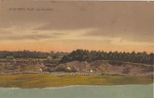 1.WK Zerstörte Russ.Bahnlinien ngl G3337