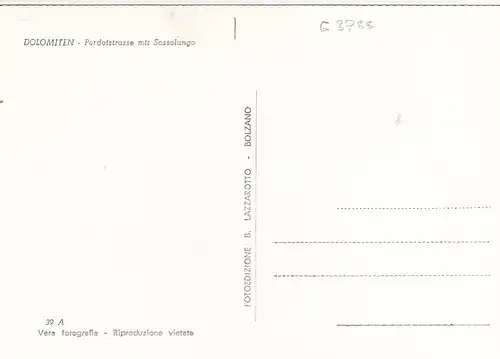 Dolomiti, Pordoistrasse mit Sasso Lungo ngl G3788