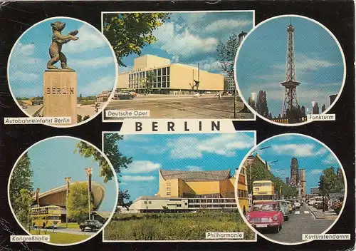 Berlin, Mehrbildkarte gl1978 G1451