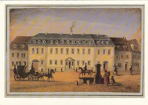 Weimar, Goethe-Haus am Frauenplan um 1850 ngl G1499
