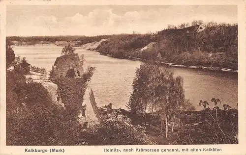 Kalkberge (Mark) Heinitzsee mit alten Kalköfen gl1930 168.000