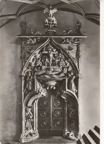 Annaberg-Buchholz im Erzgebirge, Kirchenportal ngl G1510