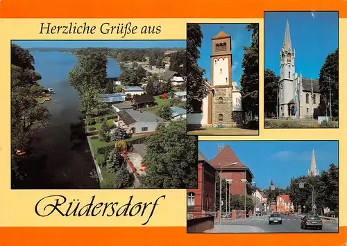 Rüdersdorf bei Berlin Teilansichten Mehrbildkarte gl1995 168.013