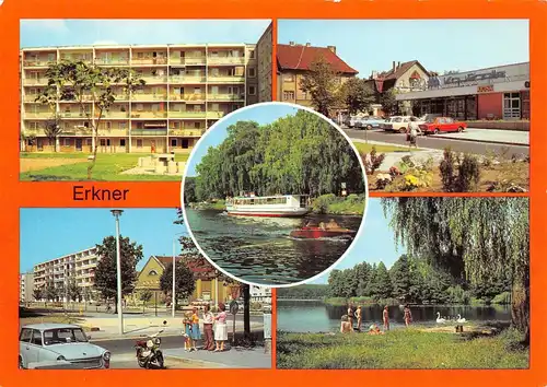 Erkner bei Berlin Wohnblock Kaufhalle Straße ngl 168.018