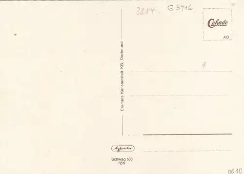 Schwalenberg, Mehrbildkarte ngl G3416R