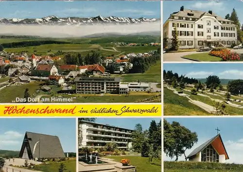 Höchenschwand, Schwarzwald, Mehrbildkarte gl1973 G4375