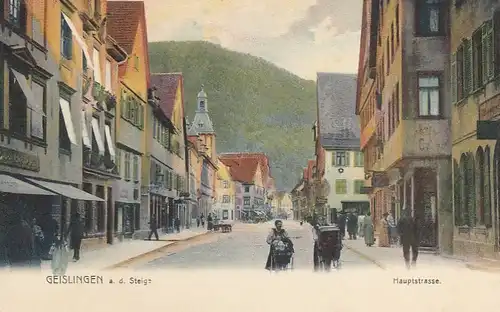 Fünftälerstadt Geislingen (Steige), Hauptstrasse ngl G3432