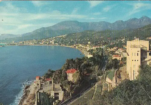 Grimaldi, Riviera dei Fiori, Mentone visto dal Confine Italo-Francese ngl G5159
