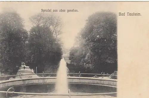 Bad Nauheim, Sprudel von oben gesehen ngl G3485