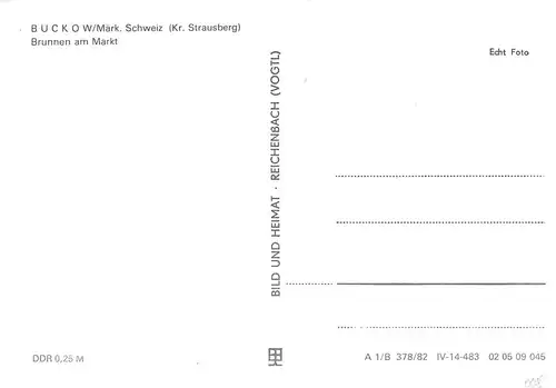 Buckow Brunnen am Markt ngl 168.078