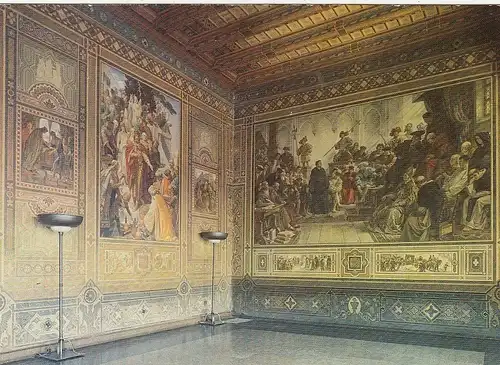 Goslar, Harz, Großer Reichssaal i der Kaiserpfalz ngl G2332