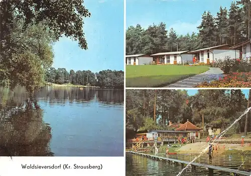 Waldsieversdorf (Kreis Strausberg) Däbersee Volksbad gl1980 168.085