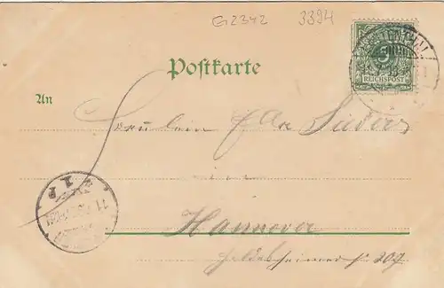 Lautenthal, Oberharz, vom Kranichsberg gl1899 G2342