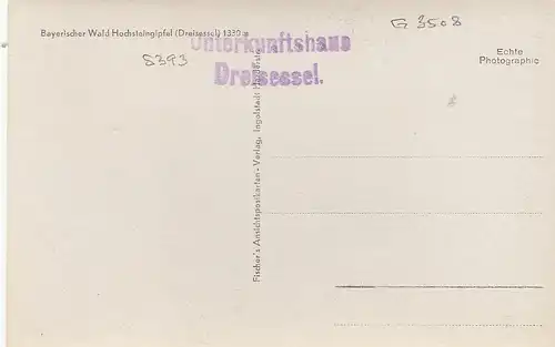 Dreisessel, Hochsteingipfel, Bayr.Wald, ngl G3508