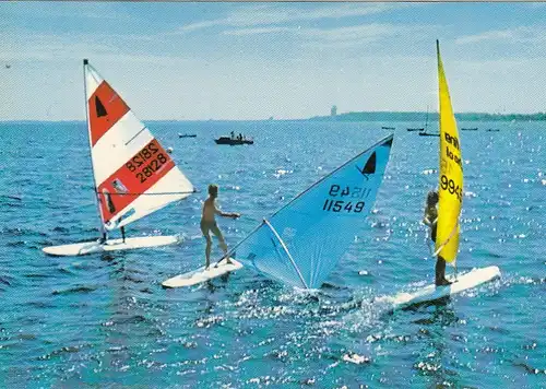 Kiel (?), Windsurfing in der Förde ngl G1761