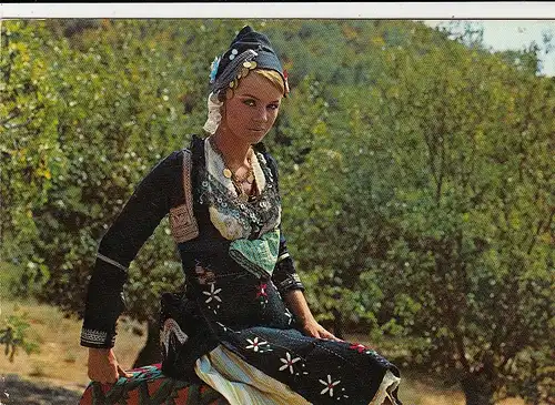 Greece, Costume regional de Velouchi (Macedonia) ngl G5266