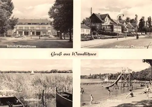 Gruß aus Wandlitzsee Bahnhof Chaussee Strandbad gl1969 168.122