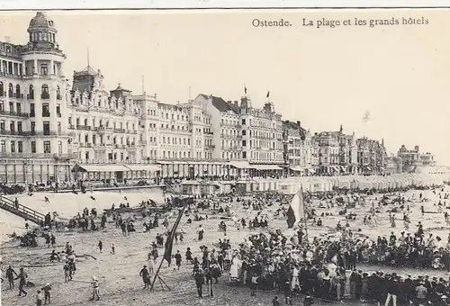 Ostende, La Plag et les grands hôtels ngl G3532