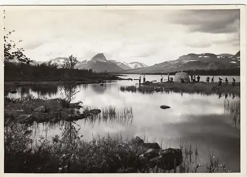 Kilpisjärvi, Kolmen valtakunnan rajpyykki ngl G1812