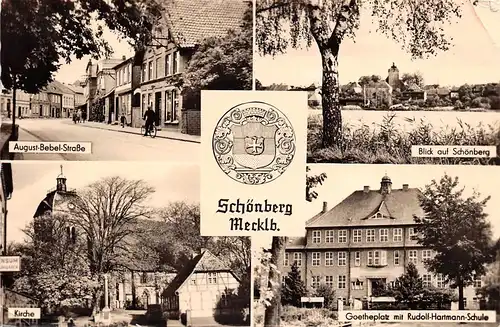 Schönberg (Meckl.) Teilansichten gl1964 168.157