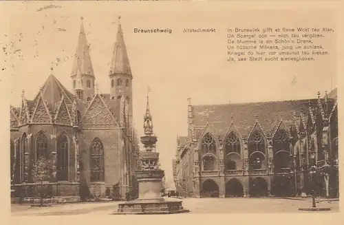 Braunschweig, Altstadtmarkt gl1920 G1832