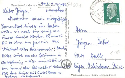 Werbellinsee Partie Straße gl1979 168.195