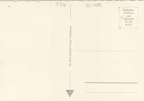 Triberg, Schwarzwald, Mehrbildkarte ngl G1698