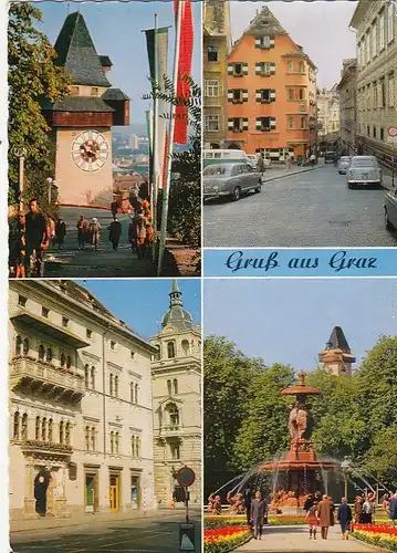 Graz, Steiermark, Mehrbildkarte ngl G5296